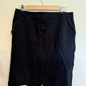 A New Day Black Knee-Length Pencil Skirt